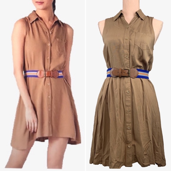 Jack by BB Dakota Janis Sleeveless Shirt Dress